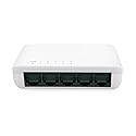 TODAAIR 5-Port Unmanaged 10/100 Mbps Ethernet Desktop Plastic Housing Switch, 5 X 10/100 Mbps Ports?Plug & Play