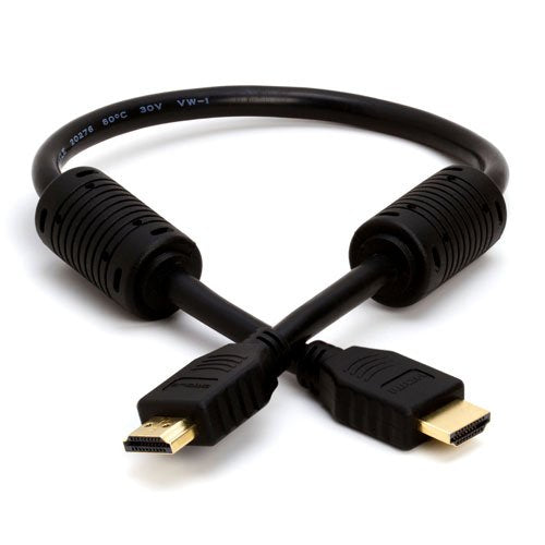 28AWG High Speed HDMI Cable with Ethernet 1.5 Feet - Supports 3D and Audio Return