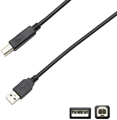 WEARE USB-B to USB-A Cable PC Computer Cable Cord Compatible for Audio-Technica AT2020USB+,Blue Snowball,TONOR,UHURU UM-925,MAONO AU-PM421