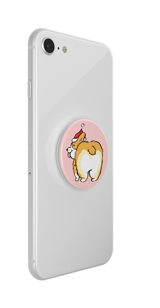 PopSockets Adhesive Phone Grip, Holder, Phone Stand, Christmas - A Corgi Christmas