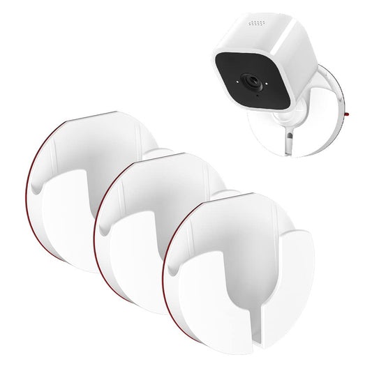 OkeMeeo Blink Mini Camera Adhesive Wall Mount, 3 Pack Wall Mount for Blink Mini, No Drill, No Screw, Strong Adhesive