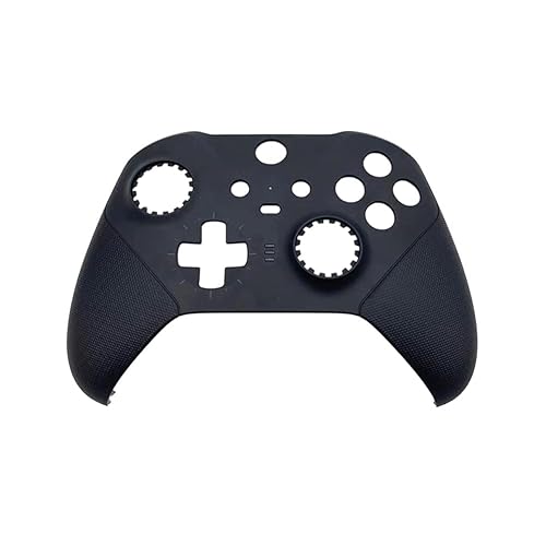 JMXLDS Replacement Front Housing Shell Cover Panel Faceplate Compatible with Xbox One Elite Series 2 Wireless Controller - Black