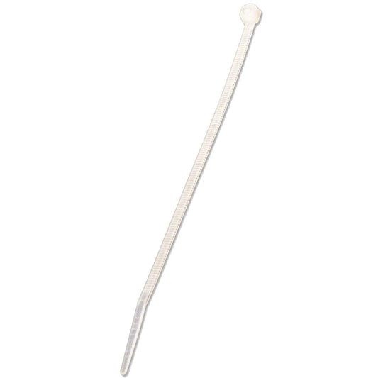 NavePoint 14 Inch Nylon Cable Wire Zip Tie 50 lbs - Natural White 100 Pack Lot Pcs Qty