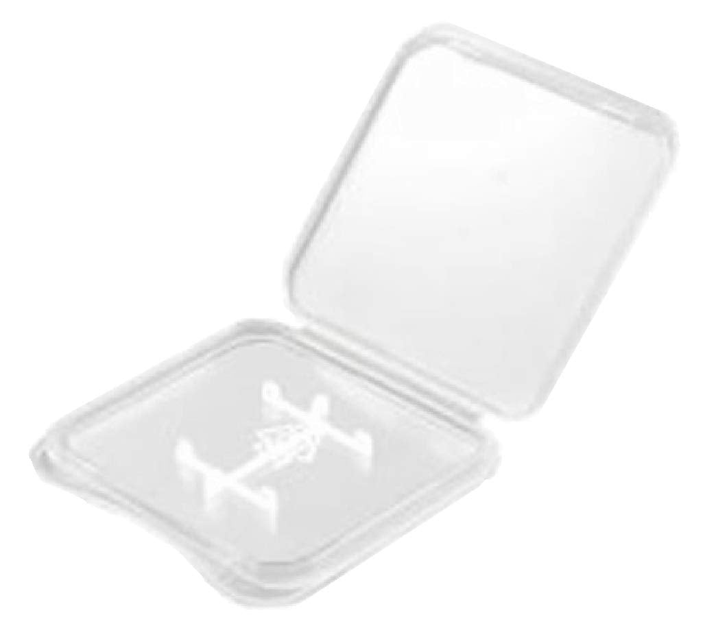 Everything But Stromboli 1-Slot MicroSD Plastic Jewel Case for MicroSD Card Only (10 Pack Bulk) Works with SanDisk, Kingston, Transcend, Samsung Micro