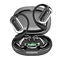 Bitstik Open-Ear Wireless Headphones Bluetooth Earbuds LED Power Display Charging Case Ear Buds Earhook Over-Ear Earphones for Workout Sports TV…