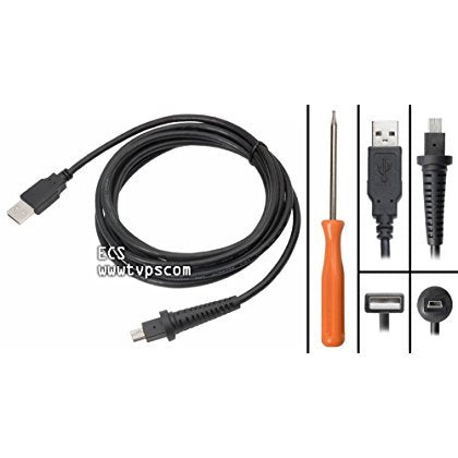 ECS 9FT Replacement USB Cable for Dictaphone Nuance PowerMic II - Easy Install - USB A to Nuance Dictaphone Connector
