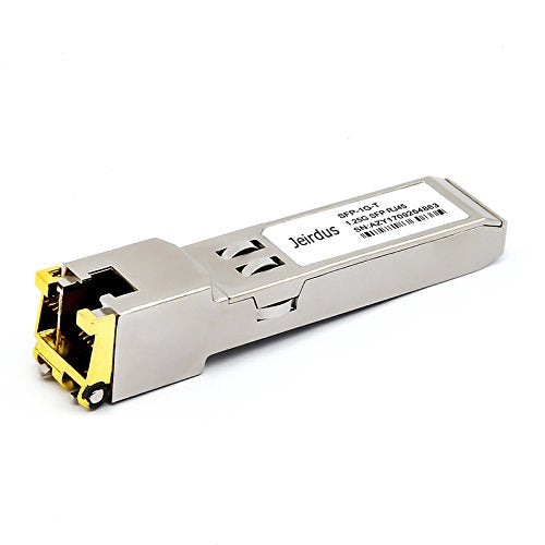 Jeirdus for Intel E1GSFPT-A, 1000Base-T Copper SFP Transceiver, 100m, RJ45 Connector