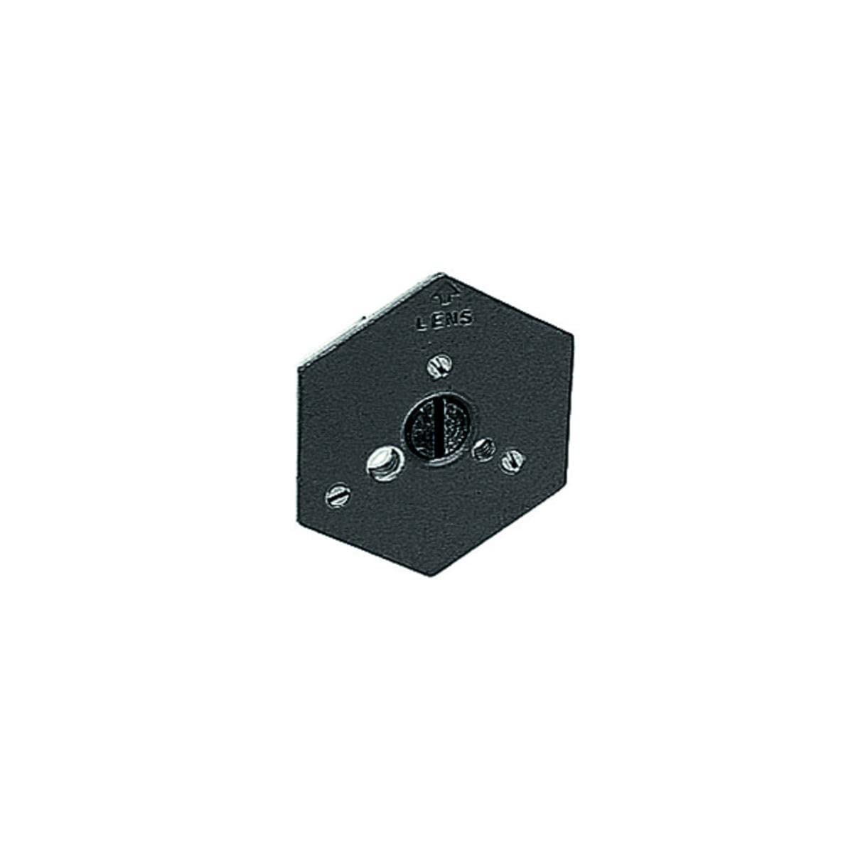 Manfrotto 130- 38 Hexagonal Quick Release Mounting Plate with 3/8-Inch Thread and Flush Mount Screw