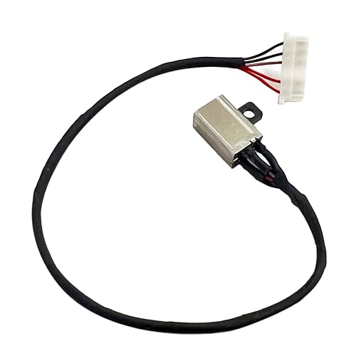 HSSDTECH DC Jack Power Cable Charging Port Harness Replacement for DELL 3558 3451 3452 3551 3558 3552 Inspiron 5100 ?450.03006.0001 0RYX4J (17.5CM)