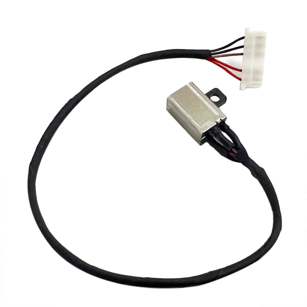 HSSDTECH DC Jack Power Cable Charging Port Harness Replacement for DELL 3558 3451 3452 3551 3558 3552 Inspiron 5100 ?450.03006.0001 0RYX4J (17.5CM)