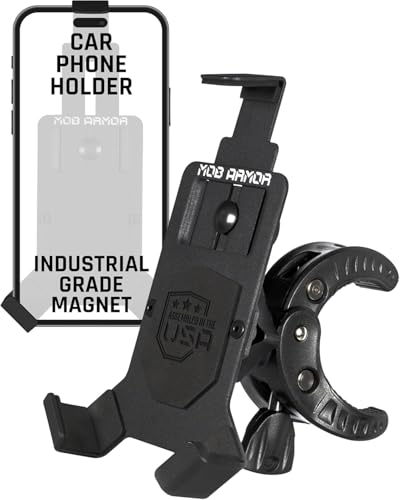 Mob Armor Mob Mount Claw with 360° Rotation - Universal Phone Mounting Clamp for Motorcycle, Jeep, Dirt Bike, Car, ATV, Boat, Truck, Emergency Vehicle