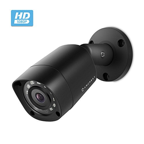 Amcrest Full HD 1080P 1920TVL Bullet Outdoor HDCVI Security Camera, 2MP 1920x1080, 98ft Night Vision, Metal Housing, 3.6mm Lens 90° Viewing Angle