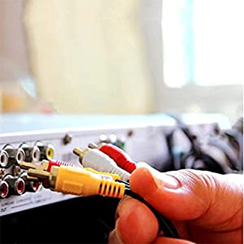 iMBAPrice (100 Feet) Long 3RCA Composite Video Audio A/V AV Cable - Gold Plated