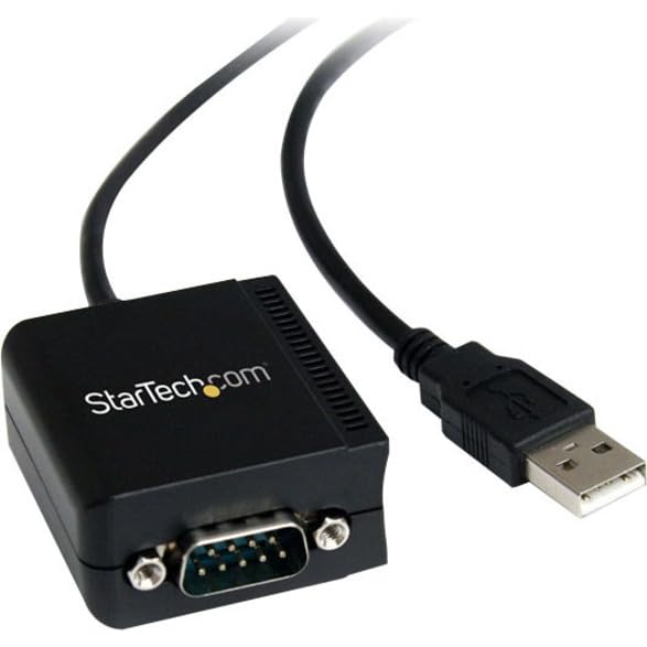 StarTech 6ft 1-Port FTDI USB to Serial RS232 Adapter, TAA (ICUSB2321F)