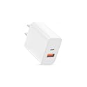 USB C Wall Charger Block,20W USB C&USB A Dual Port Charging Block Plug USB C Power Adapter Compatiblefor iPhone 17/17e /17 Pro Max/Air/16e/16