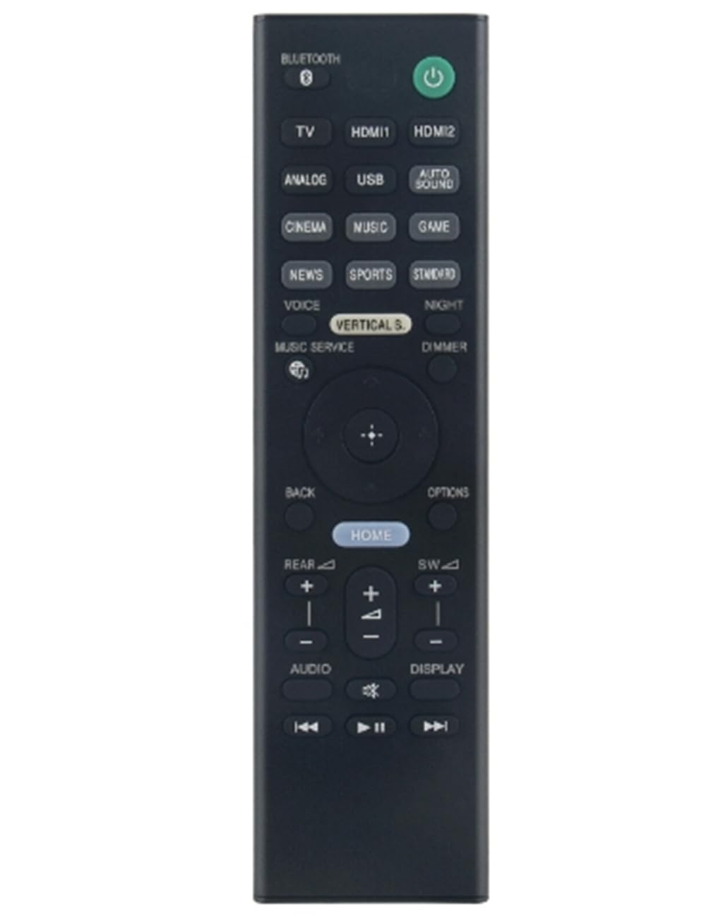 RMT-AH400U Remote Control Replace Compatible with Sony Speaker System HT-Z9F SA-Z9F SA-WZF9