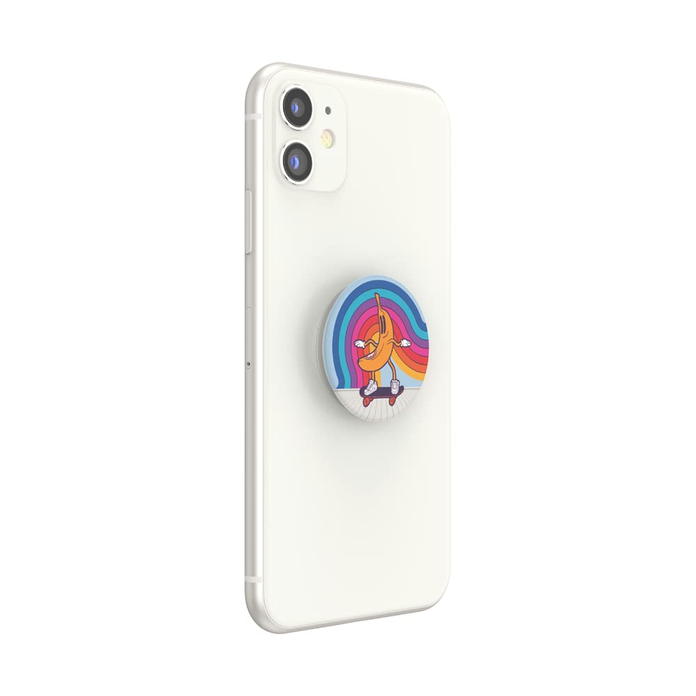 PopSockets Phone Grip with Expanding Kickstand, Adhesive Grip - Retro Banana