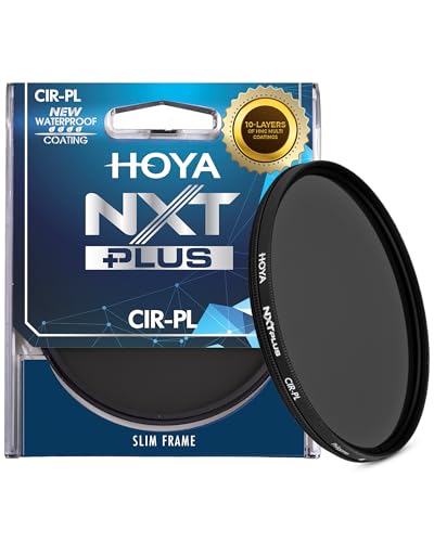 Hoya NXT Plus 40.5mm Polarizing Filter - Circular Polarizer with Waterproof Top-Coat, 10-Layer HMC Coatings, 1.72 Filter Factor for Faster AF