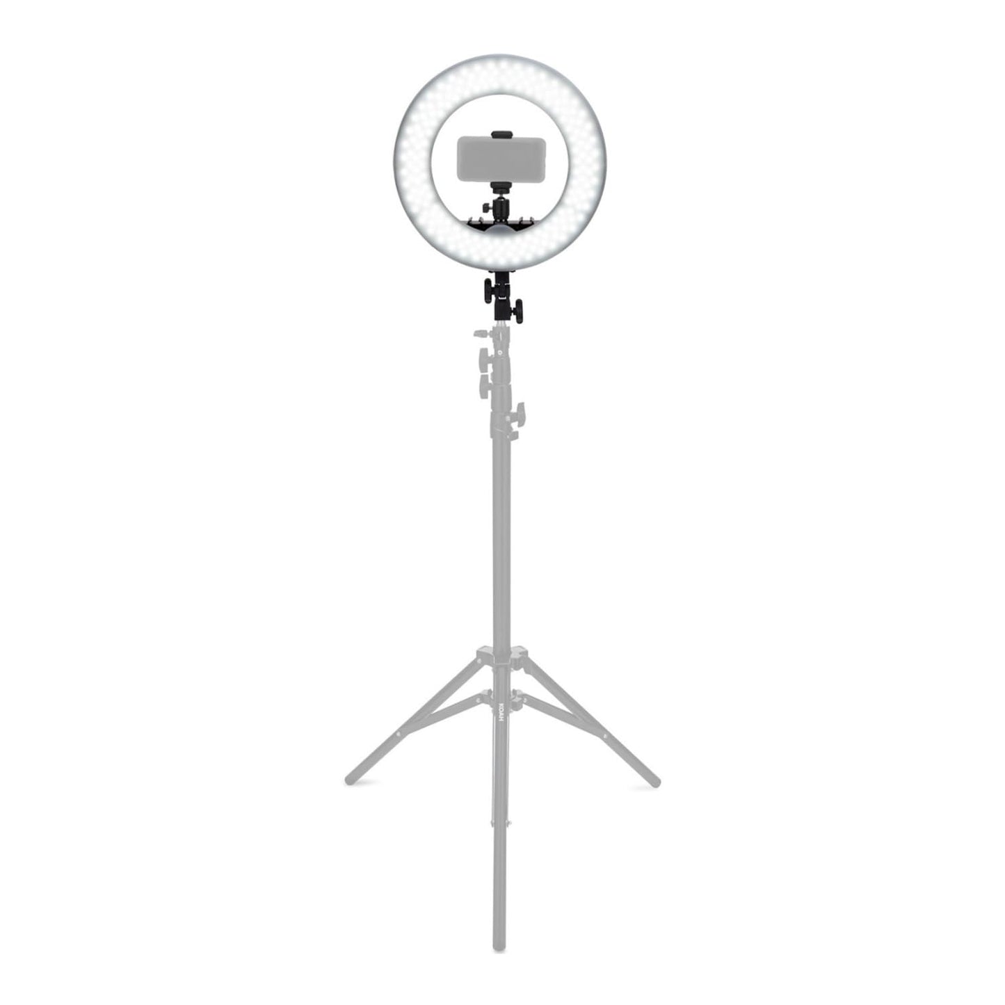 KOAH SOL Sphere 13-Inch LED Ring Light Kit with Dimmable Continuous Lighting - Smartphone Holder & Carrying Bag Included 42W Adjustable Output Studio