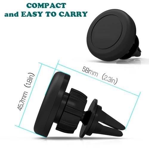 Fonus Car Mount Magnetic Air Vent Compatible with Motorola Moto G Stylus 5G (2025), Holder Swivel Dock Strong Grip