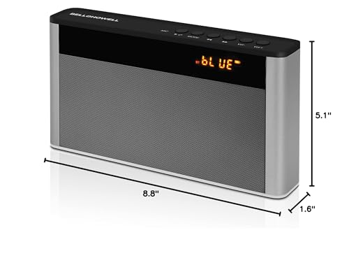 Bell + Howell BH80TWS True Wireless Stereo Link Neo-Retro Bluetooth Speaker, Black