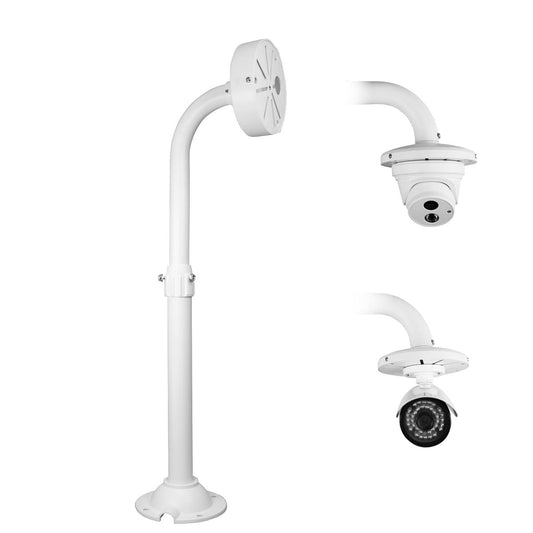compcctv Security Camera Mount Bracket, Dome Camera Mount Universal Camera Wall Mounting Bracket/IP Camera for CCTV Security Camera, L Type (16-25