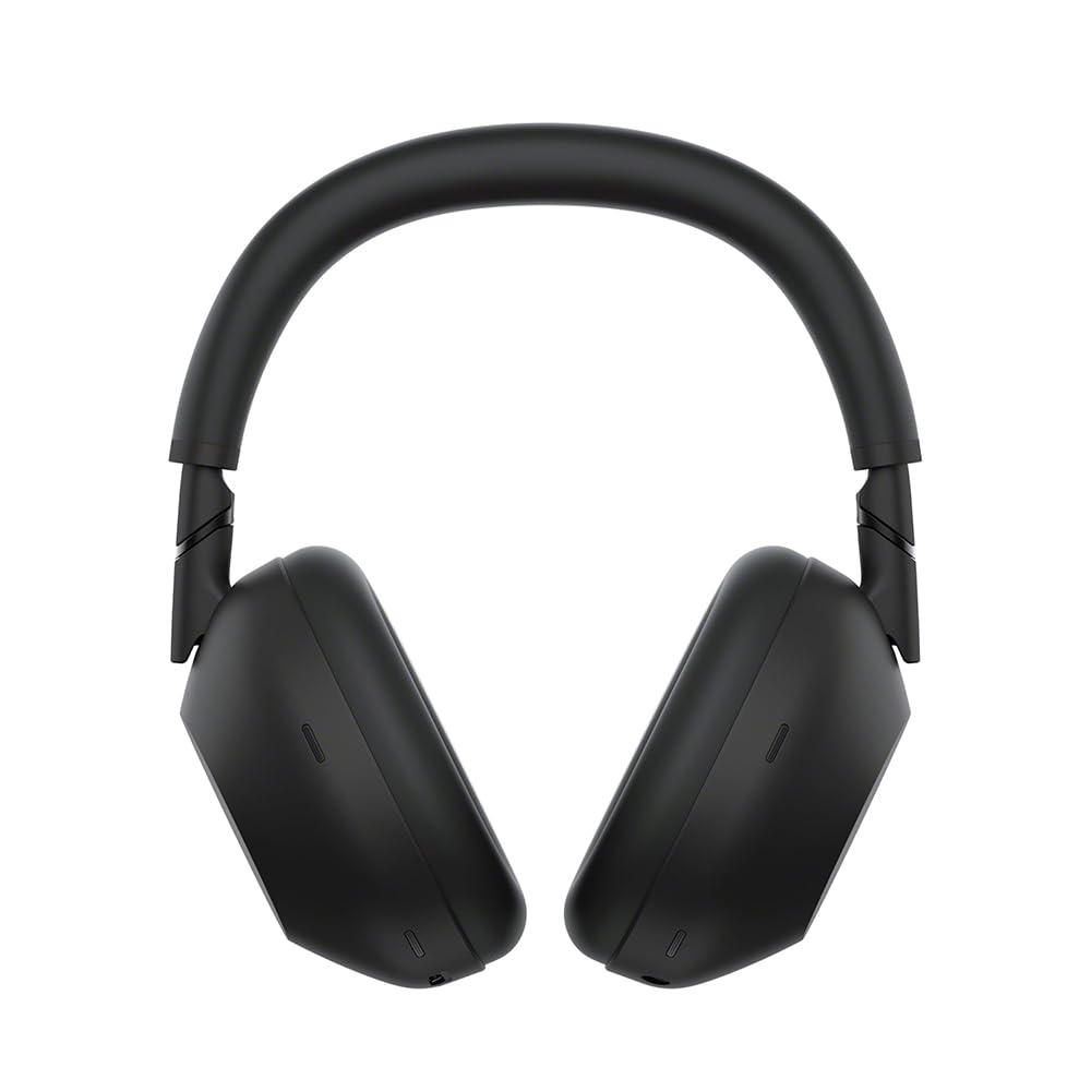 Sony WH-1000XM6/B Best Wireless Noise Canceling Headphones Black Bundle with Deco Gear Wood Headphone Display Stand Secure Tabletop Holder/Gaming…