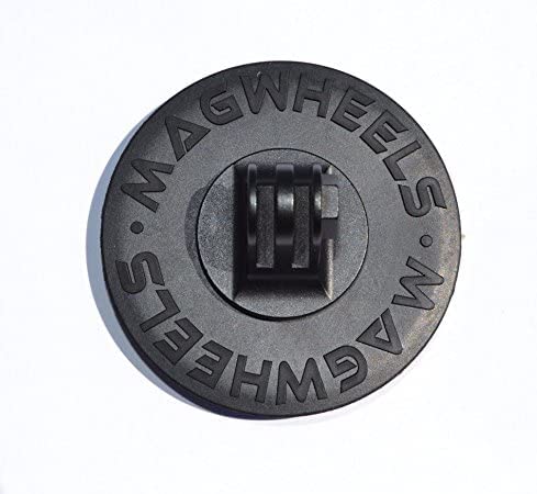 MagWheels Magnetic Camera Mount w/Non-Slip Anti-Scratch Rubber Coating for Action Cameras