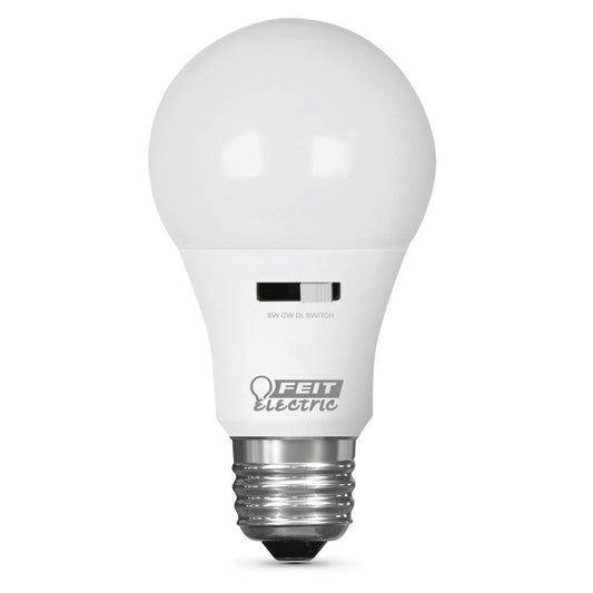 Feit Electric LED Three-Color Choice Intellibulb - A19 with an E26 Medium Base Light Bulb - 60W Equivalent - 15 Year Life - 750 Lumen - 2700K Soft