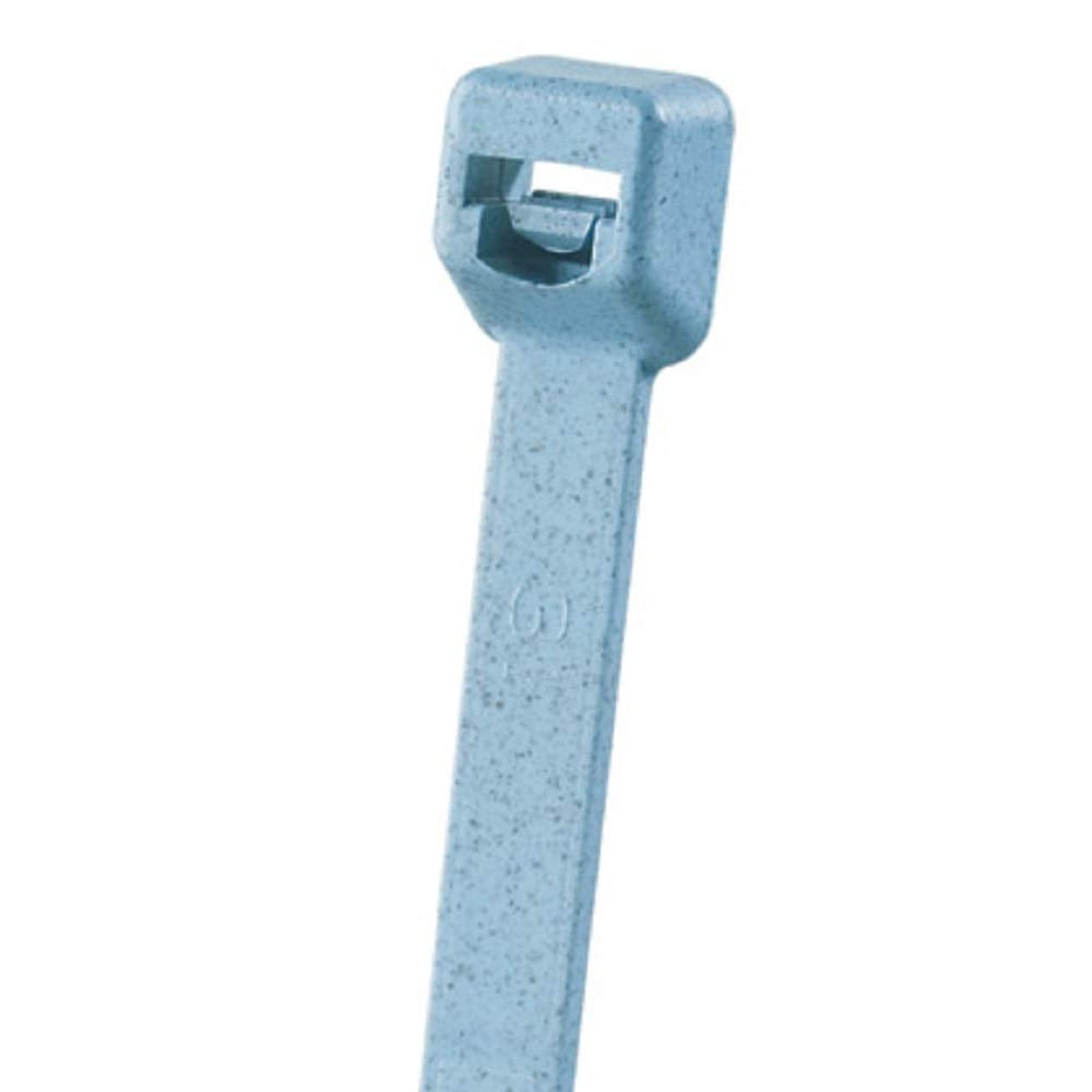 Panduit PLT2I-C86 Pan-Ty Cable Tie, Metal Detectable Nylon 6.6, Intermediate Cross Section, Curved Tip, 40lbs Min Tensile Strength, 2" Max Bundle