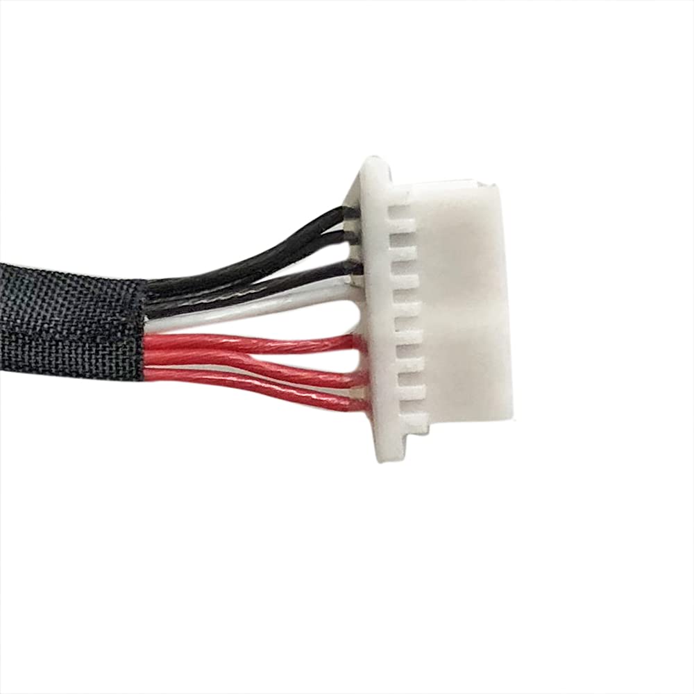 Zahara DC in Power Jack Cable Replacement for Dell Ins piron 13 7386 13.3" Laptop 450.0EZ05.0011 13 (I7386-5038SLV) 248FC Notebook Plug in Charging