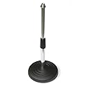 Desktop Microphone Stand, Low Profile-Adjustable Height 6" Mic Base-Performance Plus (AD7S)