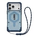 URBAN ARMOR GEAR UAG Designed for iPhone 17 Pro Max Case Pathfinder Clear + Wrist Lanyard Bundle - Compatible with MagSafe Military Grade Protective