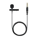 Shure MVL Lavalier Microphone for iPhone & Tablet - External Clip On Mini Lapel Mic for Video Recording & Vlogging with 3.5mm Connector, Windscreen