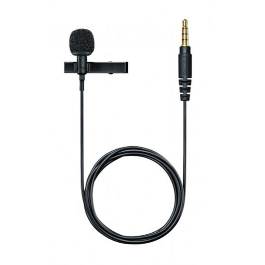 Shure MVL Lavalier Microphone for iPhone & Tablet - External Clip On Mini Lapel Mic for Video Recording & Vlogging with 3.5mm Connector, Windscreen
