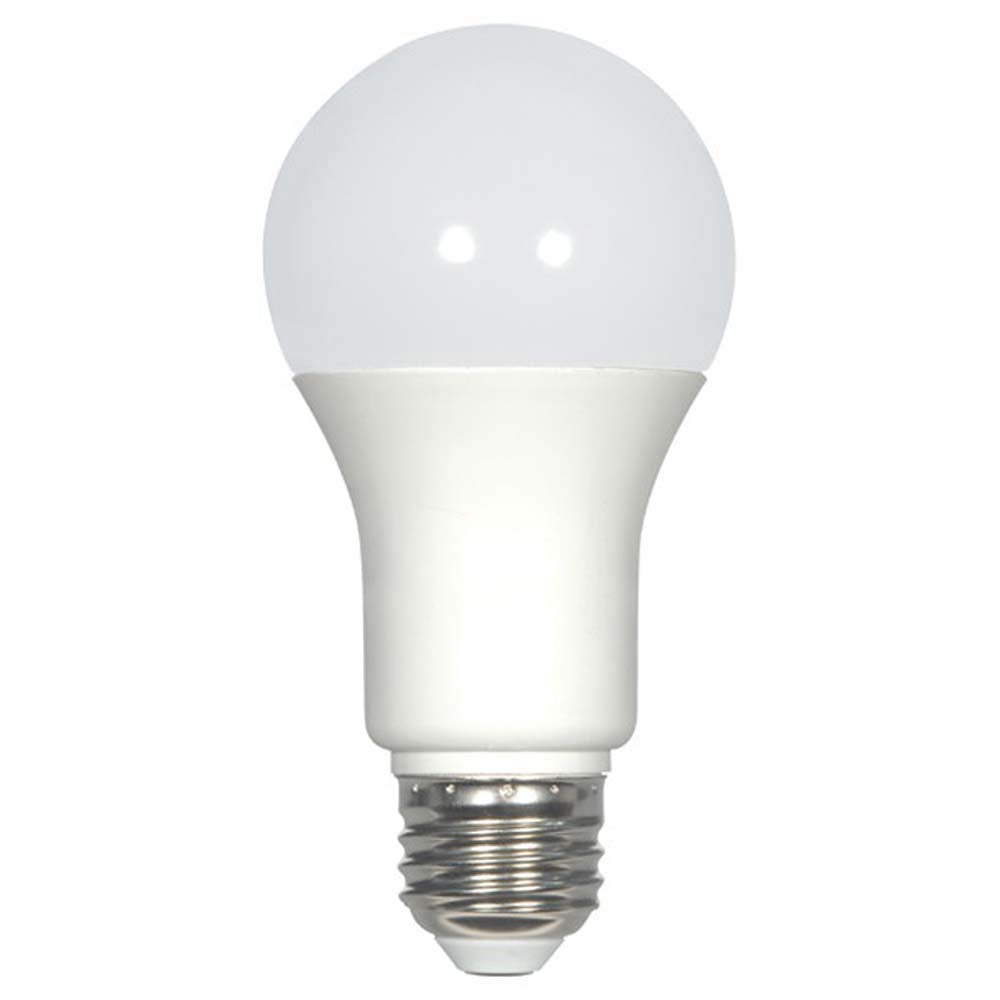 Satco S29834 6-Watt Dimmable A19 LED Light Bulb, 5000K Natural White, 480 Lumens, E26 Medium Base