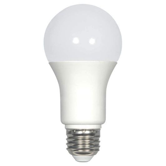 Satco S29834 6-Watt Dimmable A19 LED Light Bulb, 5000K Natural White, 480 Lumens, E26 Medium Base