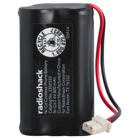 Compatible with RadioShack Cordless Phone Battery - Catalog No. 2302353