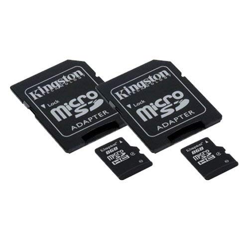 HUBSAN H501S X4 FPV Quadcopter Drone Memory Card 2 x 8GB microSDHC Memory Card with SD Adapter (2 Pack)
