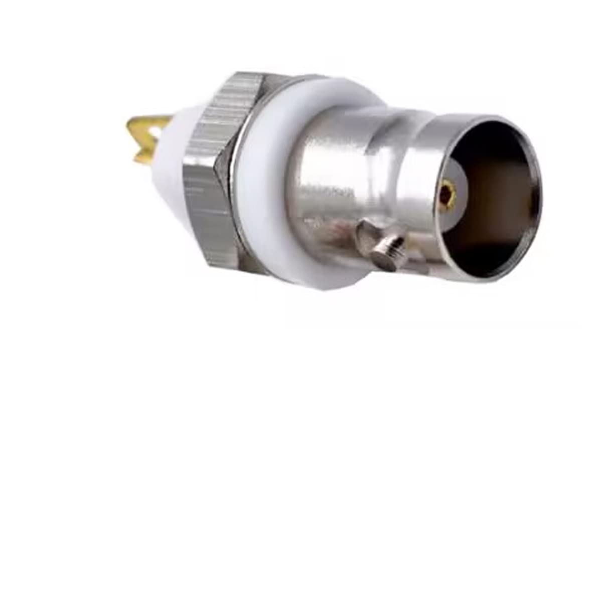 BNC Female Jack Bulkhead Solder Panel Mount Insulated Coax Rf Connector, Pack of 8