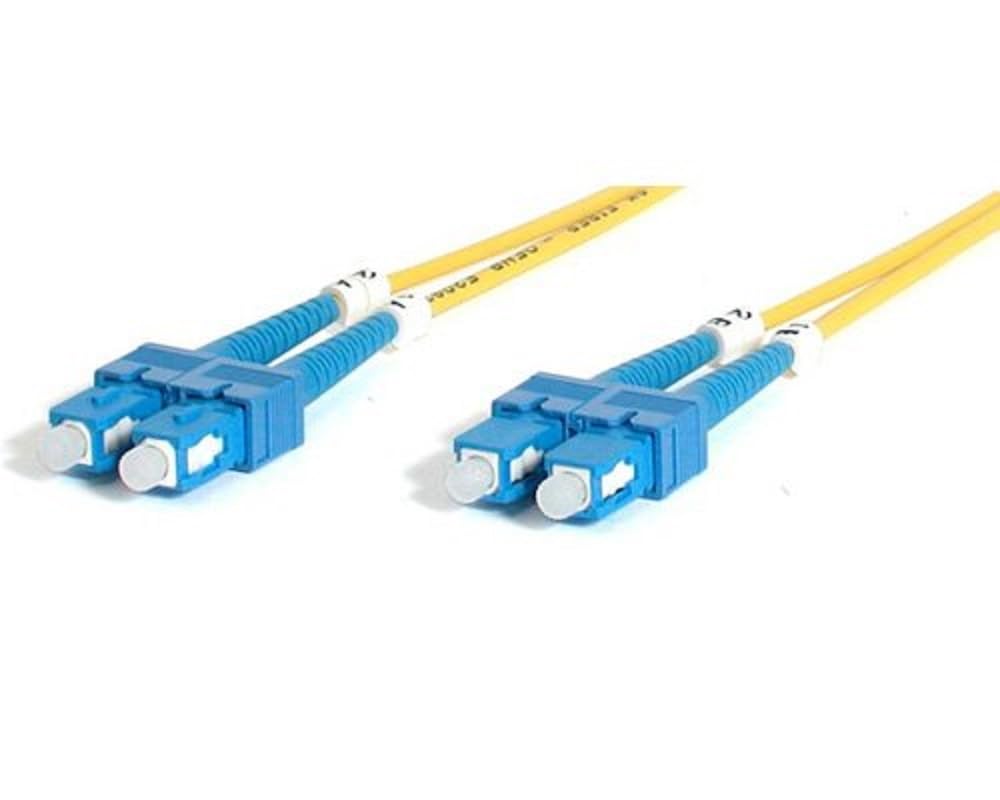 StarTech 2m OS1 Fiber Cable, SC to SC, 9/125 Duplex, LSZH
