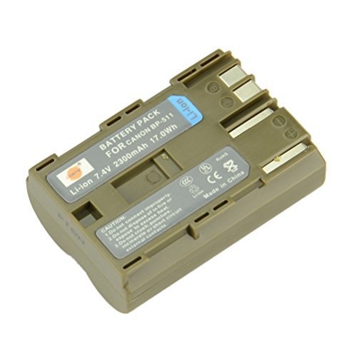 DSTE Pro BG-E2N Vertical Battery Grip + 2X BP-511 Battery Compatible with Canon EOS 40D 20D 30D 50D SLR Digital Camera