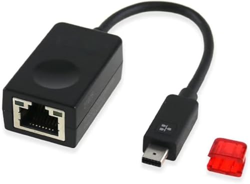 Huasheng Suda RJ45 Ethernet Extension Adapter Dongle Cable Replacement for Lenovo L380 L390/ L380 X380 L390 370 Yoga/ThinkPad X1 Carbon 2nd 3rd 5th