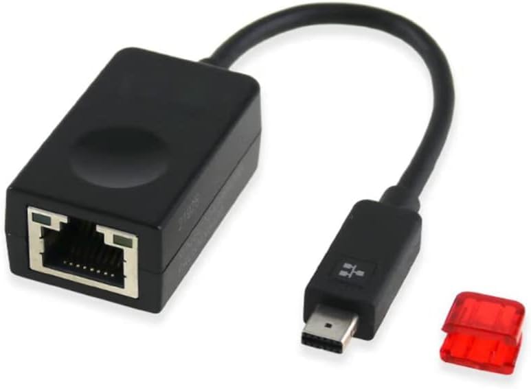 Huasheng Suda RJ45 Ethernet Extension Adapter Dongle Cable Replacement for Lenovo L380 L390/ L380 X380 L390 370 Yoga/ThinkPad X1 Carbon 2nd 3rd 5th