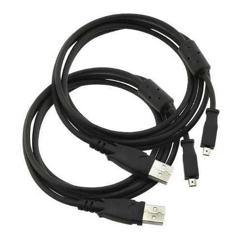 CYBERTECH PS4 15' Feet Long Charging Charger Power Cables USB Cord Compatible with PS4 DualShock 4 PlayStation 4 Controller (Qty:2)