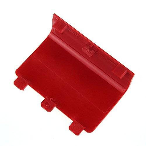 OSTENT Battery Door Shell Cover Case Replacement Part for Xbox One Wireless Controller - Color Red