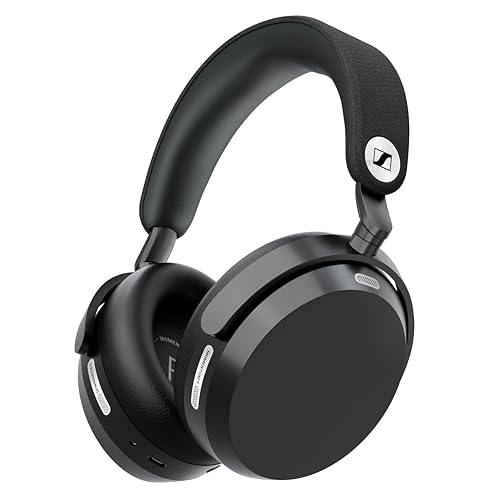 Sennheiser Momentum 5 Wireless Headphones, ANC, 56 Hr Battery, Black