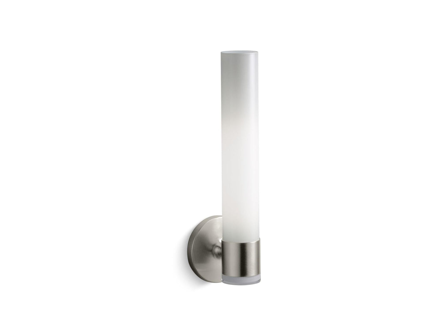 Wall Sconce by KOHLER, Single Wall Sconce, Purist Collection, Vibrant Brushed Nickel, K-14483-BN