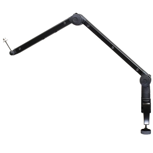 Ultimate Support BCM-300 Deluxe Broadcast Mic Stand w/Adjustable Arm, Cable Management, Clamp Mount Base