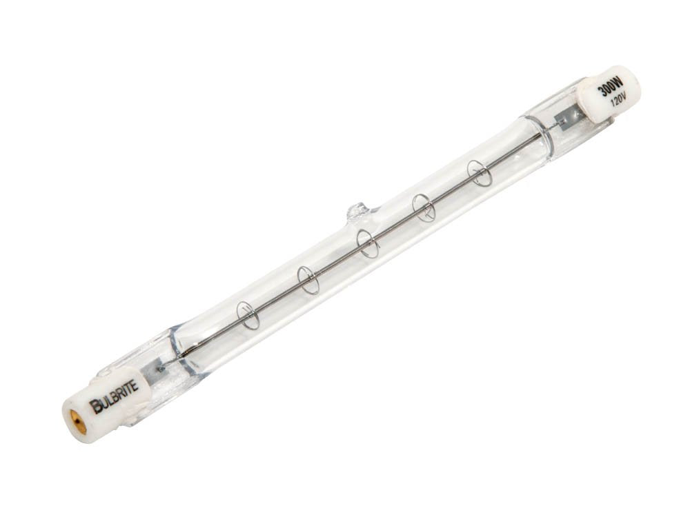 Bulbrite Q300T3CL 120-Volt Halogen Long J-Type Torchiere Bulb, 300-Watt